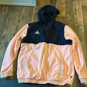 Pink Adidas Hoodie 1/4zip